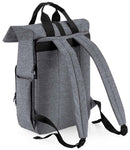 BagBase Recycled Twin Handle Roll-Top Laptop Backpack-4