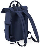BagBase Recycled Twin Handle Roll-Top Laptop Backpack-12