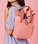 BagBase Recycled Mini Twin Handle Roll-Top Backpack-1