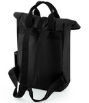 BagBase Recycled Mini Twin Handle Roll-Top Backpack-16