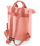 BagBase Recycled Mini Twin Handle Roll-Top Backpack-4