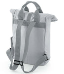 BagBase Recycled Mini Twin Handle Roll-Top Backpack-10