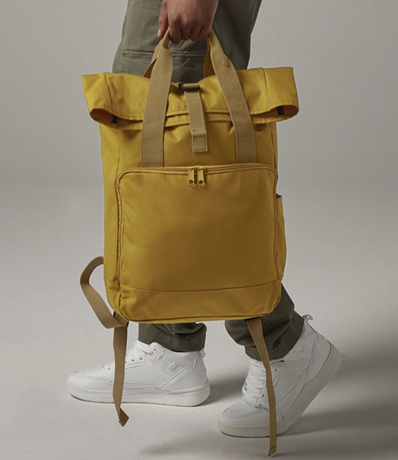 BagBase Twin Handle Roll-Top Backpack
