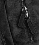 BagBase Faux Leather Backpack | Black-5
