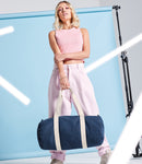 BagBase Denim Barrel Bag-1