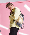 BagBase Clear Gymsac | Clear/Black-1