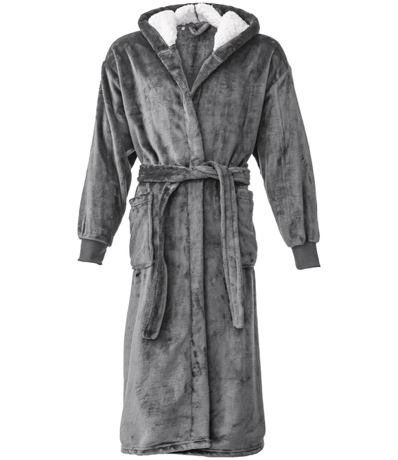 Brand Lab Unisex Hooded Cuffed Robe