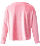 Brand Lab Ladies Plush Fleece Crew Neck Sweatshirt-5