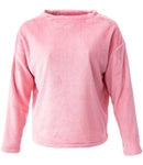 Brand Lab Ladies Plush Fleece Crew Neck Sweatshirt-4