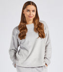 Brand Lab Ladies Plush Fleece Crew Neck Sweatshirt-2