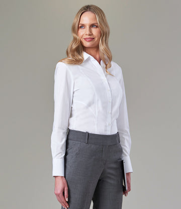 Brook Taverner Ladies Palena Long Sleeve Poplin Shirt