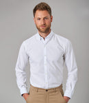 Brook Taverner Lawrence Long Shirt Stretch Oxford Shirt-1