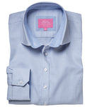 Brook Taverner Ladies Mirabel Long Sleeve Stretch Oxford Shirt-6