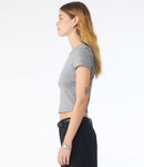 Bella Ladies Micro Rib Baby T-Shirt-3