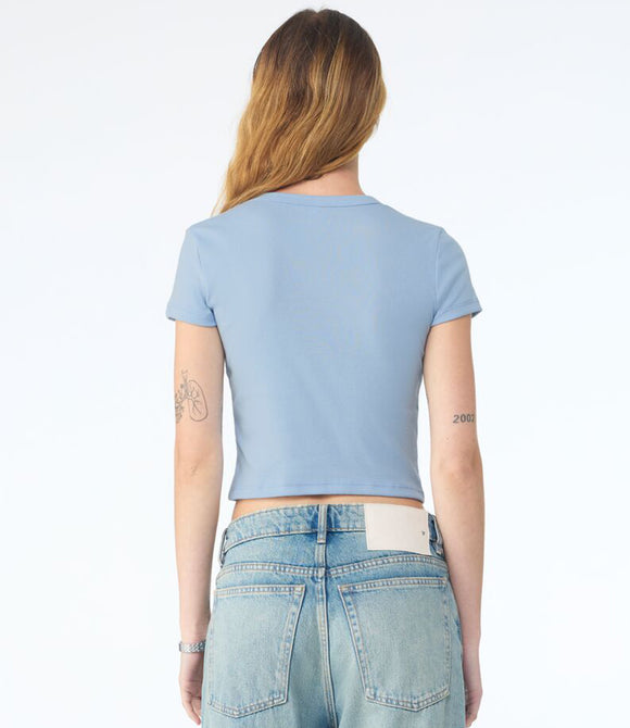 Bella Ladies Micro Rib Baby T-Shirt