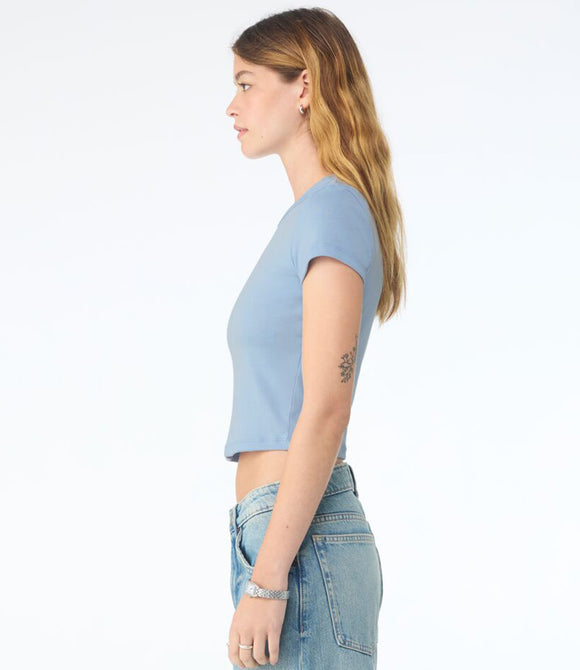 Bella Ladies Micro Rib Baby T-Shirt