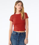 Bella Ladies Micro Rib Baby T-Shirt-10