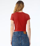 Bella Ladies Micro Rib Baby T-Shirt-11