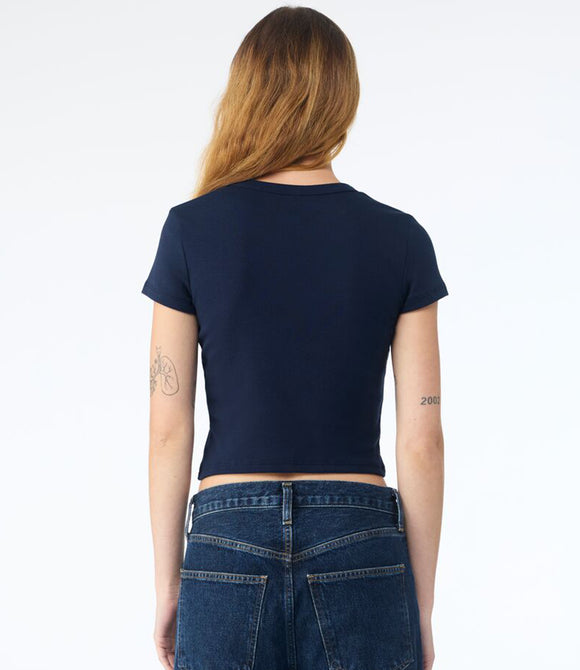 Bella Ladies Micro Rib Baby T-Shirt