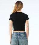 Bella Ladies Micro Rib Baby T-Shirt-20