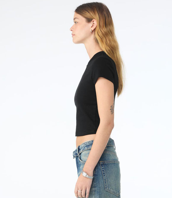 Bella Ladies Micro Rib Baby T-Shirt