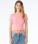Bella Ladies Micro Rib Baby T-Shirt-22