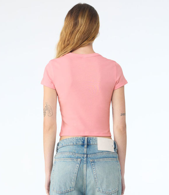Bella Ladies Micro Rib Baby T-Shirt