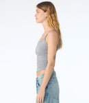 Bella Ladies Micro Rib Spaghetti Strap Tank Top-9