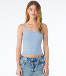 Bella Ladies Micro Rib Spaghetti Strap Tank Top-5