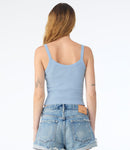 Bella Ladies Micro Rib Spaghetti Strap Tank Top-10