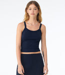 Bella Ladies Micro Rib Spaghetti Strap Tank Top-3