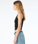 Bella Ladies Micro Rib Spaghetti Strap Tank Top-17