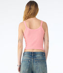 Bella Ladies Micro Rib Spaghetti Strap Tank Top-18