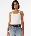 Bella Ladies Micro Rib Spaghetti Strap Tank Top-6