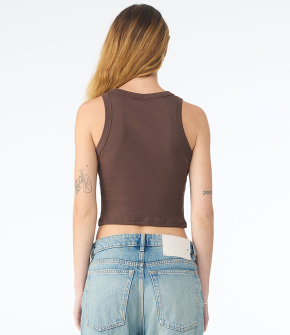 Bella Ladies Micro Rib Racer Tank Top