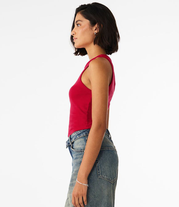 Bella Ladies Micro Rib Racer Tank Top