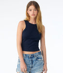 Bella Ladies Micro Rib Racer Tank Top-4