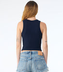 Bella Ladies Micro Rib Racer Tank Top-16