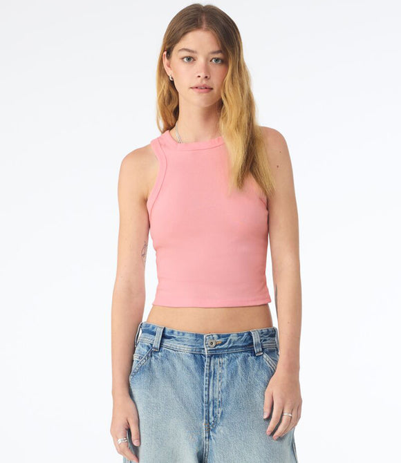 Bella Ladies Micro Rib Racer Tank Top