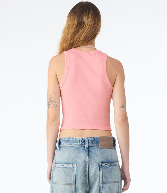 Bella Ladies Micro Rib Racer Tank Top
