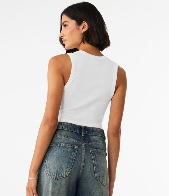 Bella Ladies Micro Rib Racer Tank Top