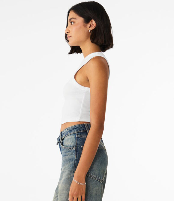 Bella Ladies Micro Rib Racer Tank Top