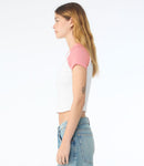 Bella Ladies Micro Rib Raglan Baby T-Shirt-18