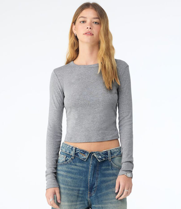 Bella Micro Rib Long Sleeve Baby T-Shirt