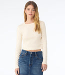Bella Micro Rib Long Sleeve Baby T-Shirt-3