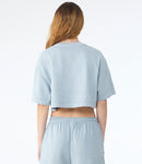 Bella Ladies Heavyweight Washed Cropped T-Shirt-10