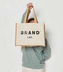 Brand Lab Jute and Canvas Shopper-2