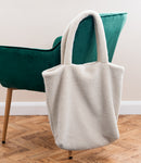 Brand Lab Borg Fleece Shopper Tote Bag-5