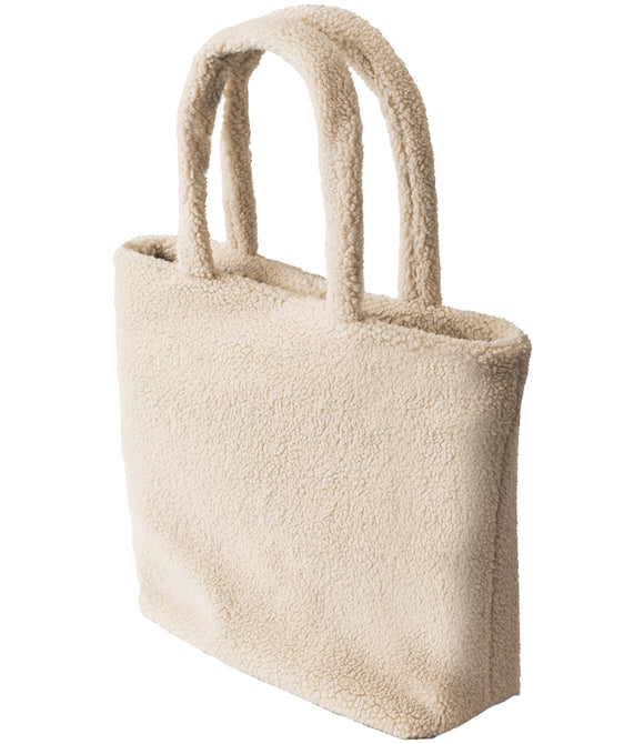 Brand Lab Borg Fleece Shopper Tote Bag