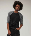 Canvas Unisex 3/4 Sleeve Baseball T-Shirt-1